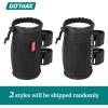 imageGOTRAX Cup Holder Bike Water Bottle Holder for E Scooters ampamp EBikes  Adaptable NoScrew Installation Mesh Pockets Sticky Straps  Fits Cups Diameter Less Than 315in8cm  Black
