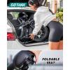 imageGotrax 16quot Folding Electric Bike Max 28Miles RangePedalAssist ampamp Speed 155Mph Power by Peak 500W EBike with Removable Battery Suspension ampamp Adjustable Size Commuter Bicycle for AdultsTeensNephele Stepthru Orange