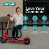 imageGotrax APEX MAX Electric Scooter for Adults Max 18 Mile and 18Mph 350W Motor with Rear Dual Suspension 85quot Solid Tires Bright Headlight Taillight Cruise Control Foldable Escooter for Commute15mile 155mph red