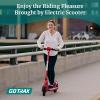 imageGotrax APEX MAX Electric Scooter for Adults Max 18 Mile and 18Mph 350W Motor with Rear Dual Suspension 85quot Solid Tires Bright Headlight Taillight Cruise Control Foldable Escooter for Commute15mile 155mph red