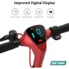imageGotrax APEX MAX Electric Scooter for Adults Max 18 Mile and 18Mph 350W Motor with Rear Dual Suspension 85quot Solid Tires Bright Headlight Taillight Cruise Control Foldable Escooter for Commute15mile 155mph red