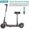 imageGotrax Foldable Scooter Saddle Seat Only for APEX MAX Fusion EScooter Adjustable Comfortable with Shock Absorption Supports up to 264lbs
