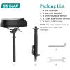 imageGotrax Foldable Scooter Saddle Seat Only for APEX MAX Fusion EScooter Adjustable Comfortable with Shock Absorption Supports up to 264lbs