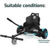 imageGotrax Hoverboard Kart Seat Attachment Accessory for 65quot 8quot 85quot 10quot Self Balancing Scooter Adjustable Frame Length and Handlebar Control Buggy Attachment Hover Board Go Kart Accessory Kids AdultsSingle Tube