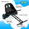 imageGotrax Hoverboard Kart Seat Attachment Accessory for 65quot 8quot 85quot 10quot Self Balancing Scooter Adjustable Frame Length and Handlebar Control Buggy Attachment Hover Board Go Kart Accessory Kids AdultsDual Tube