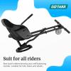 imageGotrax Hoverboard Kart Seat Attachment Accessory for 65quot 8quot 85quot 10quot Self Balancing Scooter Adjustable Frame Length and Handlebar Control Buggy Attachment Hover Board Go Kart Accessory Kids AdultsDual Tube