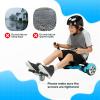 imageGotrax Hoverboard Kart Seat Attachment Accessory for 65quot 8quot 85quot 10quot Self Balancing Scooter Adjustable Frame Length and Handlebar Control Buggy Attachment Hover Board Go Kart Accessory Kids AdultsSingle Tube