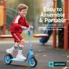 imageGotrax KS8 Kick Scooter for Kids 5 Large 8quot Wheels and Height Adjustable Handlebar Sturdy Wide Deck ampamp Rear Brake Detachable for Easy Storage 2 Wheels Scooter for Kids Teens Gift for Boy ampamp GirlPink