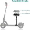 imageGotrax Saddle Ultra Foldable Seat Replacement for G4 G MAX Ultra Electric Scooter Free Punch Comfortable and Adjustable Shockproof Scooter Seats Attachment Black