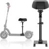 imageGotrax Saddle Ultra Foldable Seat Replacement for G4 G MAX Ultra Electric Scooter Free Punch Comfortable and Adjustable Shockproof Scooter Seats Attachment Black