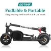 imageGotrax Saddle Ultra Foldable Seat Replacement for G4 G MAX Ultra Electric Scooter Free Punch Comfortable and Adjustable Shockproof Scooter Seats Attachment Black