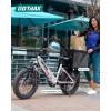 imageGotrax 20quot Folding Electric Bike with 55 Miles Pedalassist1 by 48V Battery 20Mph Power by 500W Smart LCD Display and 5 PedalAssist Levels 7SpeedampampFront Shock Absorber for OffRoad BicycleR2 White 55miles