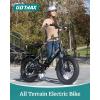 imageGotrax 20quot Folding Electric Bike with 55 Miles Pedalassist1 by 48V Battery 20Mph Power by 500W Smart LCD Display and 5 PedalAssist Levels 7SpeedampampFront Shock Absorber for OffRoad BicycleR3 70miles White