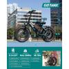 imageGotrax 20quot Folding Electric Bike with 55 Miles Pedalassist1 by 48V Battery 20Mph Power by 500W Smart LCD Display and 5 PedalAssist Levels 7SpeedampampFront Shock Absorber for OffRoad BicycleR3 70miles White