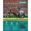imageGotrax 20quot Folding Electric Bike with 55 Miles Pedalassist1 by 48V Battery 20Mph Power by 500W Smart LCD Display and 5 PedalAssist Levels 7SpeedampampFront Shock Absorber for OffRoad BicycleR2 Black 55miles