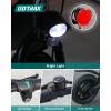 imageGotrax A5 Electric Scooter wSeat for 13 12quot Pneumatic Tire Max 155 Miles ampamp155 Mph Power by 400W Motor Dual Rear Shock Absorber ampampDual Brake Comfortable Wider Seat ampamp Carry Basket ampamp Hook White350W 95Miles Black