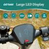 imageGotrax APEX Series Electric Scooter for Adult 1218 Miles Max Range 15518 Mph Top Speed 250W350W Motor All Aluminum Body Large Digital Display Foldable Commuting Escooter UL2272 Certified12mile 155mph black