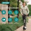 imageGotrax APEX Series Electric Scooter for Adult 1218 Miles Max Range 15518 Mph Top Speed 250W350W Motor All Aluminum Body Large Digital Display Foldable Commuting Escooter UL2272 Certified12mile 155mph black