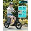 imageGotrax Adult Electric Scooter with Seat Max 1925miles Range 15520mph Power by 350W500W Motor AllTerrain Tire ampamp Wider Deck ampamp Soft Cushioning Seat with Carry Basket16 500W 25Miles Black