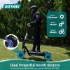 imageGotrax Atlas Electric Scooter Dual 600W Motor 10quot Pneumatic Tires Up to 38 Miles Range ampamp 30 Mph Dual Shock Absorption ampamp Braking System Foldable Off Road Electric Scooter for Adult