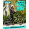 imageGotrax Dolphin 26quot Electric Bike Max Range 30MilesPedalassist1 ampamp 20Mph Power by Peak 500W 5 PedalAssist Levels ampamp Front Suspension 7SpeedampampBoost Mode City EBike for Adult StepThru Bicycle350w White