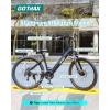 imageGotrax Dolphin 26quot Electric Bike Max Range 30MilesPedalassist1 ampamp 20Mph Power by Peak 500W 5 PedalAssist Levels ampamp Front Suspension 7SpeedampampBoost Mode City EBike for Adult StepThru Bicycle350w White