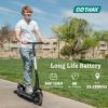 imageGotrax Electric Scooter for Adults 10quot Solid Tire Max 2528 Miles Range 500w Motor up to 2028Mph wElectric Code Lock HighStrength Aluminum Body ampamp Long Battery Life Foldable Commuting EScooter28mile 500w