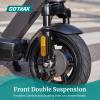 imageGotrax Electric Scooter for Adults 10quot Solid Tire Max 2528 Miles Range 500w Motor up to 2028Mph wElectric Code Lock HighStrength Aluminum Body ampamp Long Battery Life Foldable Commuting EScooter28mile 500w