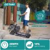 imageGotrax Electric Scooter for Adults 10quot Solid Tire Max 2528 Miles Range 500w Motor up to 2028Mph wElectric Code Lock HighStrength Aluminum Body ampamp Long Battery Life Foldable Commuting EScooter28mile 500w