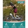 imageGotrax F5 Folding Electric Bike with 48V 136Ah Battery 113KMPedalAssist1ampamp 32kmh Power by 500W 7Speed ampamp Front Suspension for Fat Tire EBike