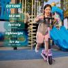 imageGotrax GKS Electric Scooter for Kid 6quot Solid Wheels Max 4 Miles and 75 Mph Speed Power by 150W Motor UL2272 Safety Certification Lightweight Electric Scooter for Boy Girl Ages 6124Miles 75Mph Oil Pink