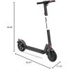 imageGotrax GXL V2 Electric Scooter 85quot Solid Tire Max 9 Mile and 155Mph Speed Power by 250W Motor Lightweight 2595lb Cruise Control Aluminum Alloy Frame Foldable Commuting Escooter for Adults 1312mile black