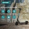 imageGotrax Gmax Ultra Electric Scooter 10quot Pneumatic Tire Max 45 Mile ampamp 20Mph Speed by LG Battery Double AntiTheft Lock Bright Headlight and Taillight Foldable Cruise Control Escooter for Adult