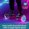 imageGotrax Hoverboard with 65quot LED Wheels ampamp Headlight Max 45 Miles Range 62mph Power by Dual Brushless Motor UL2272 Certified and 504Wh6552Wh Battery Self Balancing Scooters for 44176lbs Kids