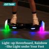 imageGotrax Hoverboard with 65quot LED Wheels ampamp Headlight Max 45 Miles Range 62mph Power by Dual Brushless Motor UL2272 Certified and 504Wh6552Wh Battery Self Balancing Scooters for 44176lbs Kids6miles Speaker Pink