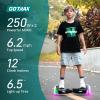 imageGotrax Hoverboard with 65quot LED Wheels ampamp Headlight Max 45 Miles Range 62mph Power by Dual Brushless Motor UL2272 Certified and 504Wh6552Wh Battery Self Balancing Scooters for 44176lbs Kids6miles Speaker Pink