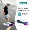 imageGotrax Hoverboard with 65quot LED Wheels ampamp Headlight Max 45 Miles Range 62mph Power by Dual Brushless Motor UL2272 Certified and 504Wh6552Wh Battery Self Balancing Scooters for 44176lbs Kids6miles Speaker Pink