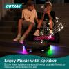imageGotrax Hoverboard with 65quot LED Wheels ampamp Headlight Max 45 Miles Range 62mph Power by Dual Brushless Motor UL2272 Certified and 504Wh6552Wh Battery Self Balancing Scooters for 44176lbs Kids6miles Speaker Pink