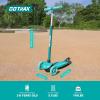 imageGotrax KS1 Kids Kick Scooter LED Lighted Wheels and 3 Adjustable Height Handlebars LeantoSteer ampamp Widen AntiSlip Deck 3 Wheel Scooter for Boys ampamp Girls Ages 28 and up to 110 LbsGreen