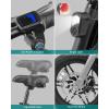 imageGotrax Nano 14quot Electric Bike Max Range 25MilesPedalAssistampampMax Speed 155Mph 350W Folding EBike with Removable Battery Adjustable Seat ampamp Dual Mudguards Commuter Electric Bicycle for Ages 1314 350w White
