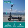 imageGotrax Odyssey Electric Scooter Dual Motors 650W Up to 38MPH Speed 45 Miles Range with Dual Suspensions Electronic Locks 11quot Heavy Duty Vacuum OffRoad Tire Foldable EScooter for Adults