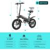 imageGotrax S3 Electric Bike 16x30 Fat Tire Electric Bicycle Adults 750W Peak Motor Max Range 25 Miles Up to 20 Mph Removable Battery Adjustable Seat Folding Electric Bike for AdultsTeens 13S3 Black 500w