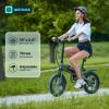imageGotrax S3 Electric Bike 16x30 Fat Tire Electric Bicycle Adults 750W Peak Motor Max Range 25 Miles Up to 20 Mph Removable Battery Adjustable Seat Folding Electric Bike for AdultsTeens 13S3 Black 500w