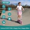 imageGotrax Scout Pro Electric Scooter for Kids Max 3 Mile Range 6 Mph Speed by 80W Motor and Thumb Throttle 5quot Solid Wheels with Flash Wheel ampamp Deck Lights Max 110 Lbs Load for Boy ampamp Girl Ages 47Purple