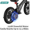 imageGotrax V14 Electric Balance Bike for Kids Max 155 Miles and 12 mph Speed 14quot Tires36V 250W Kids Balance Bike with Adjustable Seat Electric Bike for Kid Ages 57 Years Old