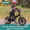 imageGotrax V14 Electric Balance Bike for Kids Max 155 Miles and 12 mph Speed 14quot Tires36V 250W Kids Balance Bike with Adjustable Seat Electric Bike for Kid Ages 57 Years Old