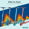 imageGotrax Vibe Electric Kick Scooter 65quot Foldable Commuting Scooter for Kids 815 12 MPH ampamp 7 Miles Range E Kick Scooters for Kids Teens Boys and Girls Gray