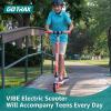 imageGotrax Vibe Electric Kick Scooter 65quot Foldable Commuting Scooter for Kids 815 12 MPH ampamp 7 Miles Range E Kick Scooters for Kids Teens Boys and Girls Red
