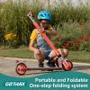 imageGotrax Vibe Electric Kick Scooter 65quot Foldable Commuting Scooter for Kids 815 12 MPH ampamp 7 Miles Range E Kick Scooters for Kids Teens Boys and Girls Teal