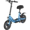 imageGotrax A5 Electric Scooter wSeat for 13 12quot Pneumatic Tire Max 155 Miles ampamp155 Mph Power by 400W Motor Dual Rear Shock Absorber ampampDual Brake Comfortable Wider Seat ampamp Carry Basket ampamp Hook White350W 95Miles Blue